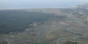 Marais d'Olonne vu du ciel