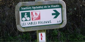 Chemins et pistes cyclables au Sables-d'Olonne