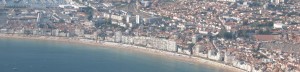 Vue du ciel des Sables-d'Olonne
